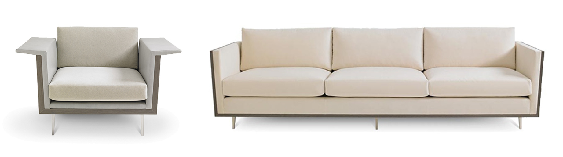 rottet by lauren rottet for decca home structured chair and sofa